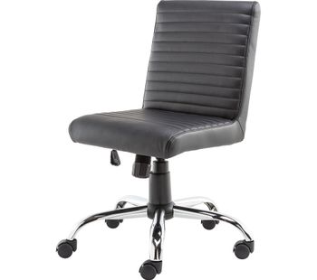 ALPHASON Lane Leather-look Operator Chair - Black, Black