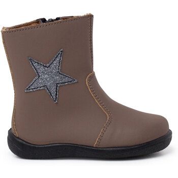 Pisamonas Botines Botas Niña Estrella Piel Lavable para niña