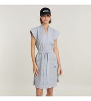 g-star para mujer d24622-c667-g460 vestido saharienne azul s casual algodon manga corta