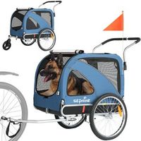 remolque para mascotas sepnine 10202b 40kg plegable - azul