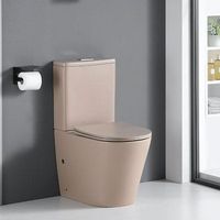 inodoro ceramica cipoli cisterna baja beige mate