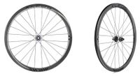 par de ruedas miche kleos dx 36 36 tubeless 700 disc   12x100mm   12x142mm   centerlock