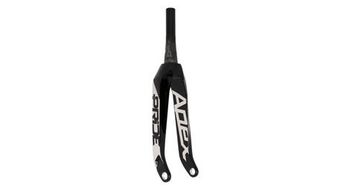 Horquilla  p   strong pride racing a  strong   p pex carbon tapered 20   20mm negro plata brillante