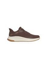 zapatillas skechers slip-ins bobs squad 4 hombre chocolate