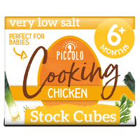 piccolo organic cooking stock cube chicken 6m