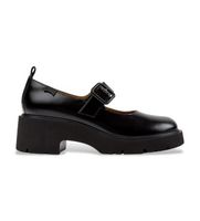 camper para mujer k201681-001 bailarinas de piel milah negro 36 3 a 5cm hebilla casual clasico