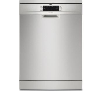 AEG FFE62620PM Full-size Dishwasher - Silver, Stainless Steel