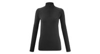 capa base de mujer millet drynamic soft 1 2 zip negro