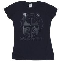 disney camiseta manga larga the mandalorian para mujer