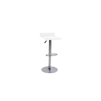 Set 2 Taburetes De Cocina Polipiel Noa - Blanco