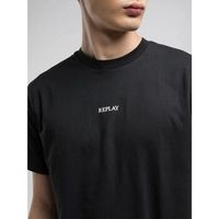 replay tops y camisetas m30482660-098 black para hombre