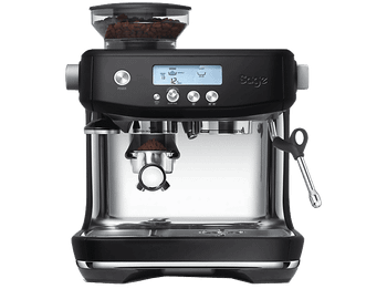 Cafetera express - Sage the Barista Pro™, 15 bar, 1680 W, 2 Tazas, Microespumado manual artesanal, Dosing Funnel™, Negro