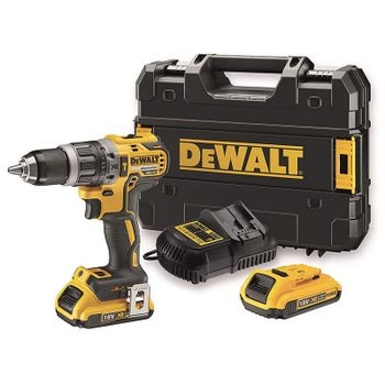 DeWalt DCD796D2-QW Taladro Percutor 1800W + 2 Baterías 18V + Maletín