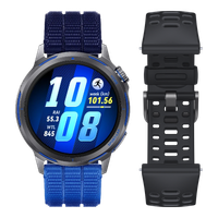 huawei watch gt runner 2 azul 435mm  posicionamiento ultra preciso  modo maraton inteligente  diseno ultrafino en titanio  hasta 14 dias de bateria