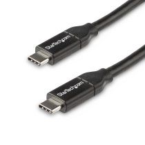 StarTech.com Cable de 50cm USB-C a USB-C con capacidad para Entrega de AlimentaciÃ³n de 5A - USB TipoC - Cable de Carga USBC - USB 2.0