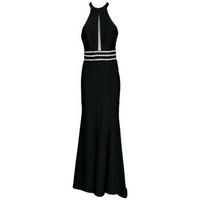 impero couture vestido largo ep60273anero para mujer