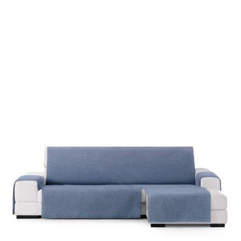 Funda De Sofá Chaise Longue Valeria 3 Color Azul Tamaño Y Posición Chaisse Longue - Brazo Derecho 240cm