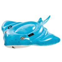 intex - flotador hinchable 145x185 cm diseno raya incluye parche reparacion con 2 asas de sujecion 2 camaras de aire colchonetas de piscina hinchables playa juguete agua