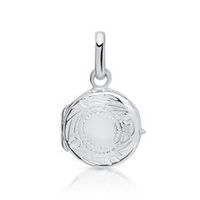 moderno relicario con bisagra de plata 925