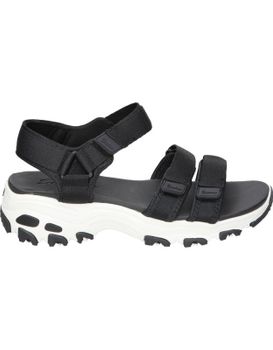 Sandalias Para Mujer Skechers D'lites Fresh Catch 31514-blk Negro 39