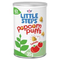 sma little steps organic tomato popcorn puffs