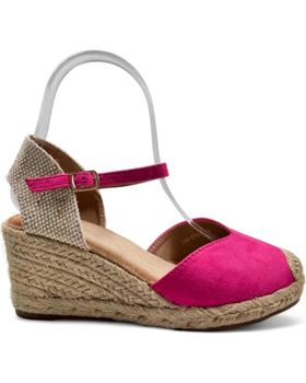 de TIMBOS SANDALIA CUNA ESPARTO MUJER FUCSIA 130006 MORADO