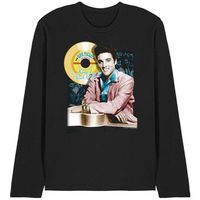 elvis presley camiseta manga larga gold record para mujer