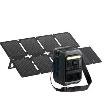 Kit Anker Solix C300x Ac Con Panel Solar 60w - Generador Solar 2x300w