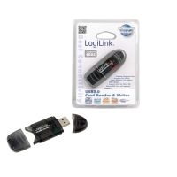 lector de tarjetas logilink usb 20 para sdmmc negro 480 mbits