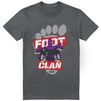 teenage mutant ninja turtles camiseta foot clan 84 para mujer