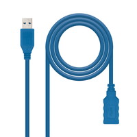 cable usb 30 tipo am-ah azul 1 mt nanocable 10010901-bl