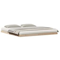 estructura de cama natural 2135 x 184 x 9 cm vidaxl