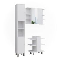 conjunto de muebles de bano fynn 3 partes vicco