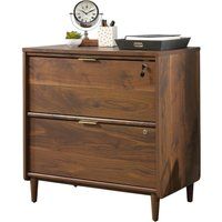 teknik clifton place 5421114 filing cabinet - grand walnut
