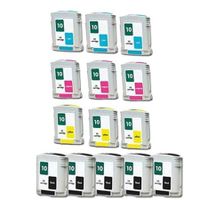 compatible multipack hp professional 2500cm printer ink cartridges 14 pack -c4844a
