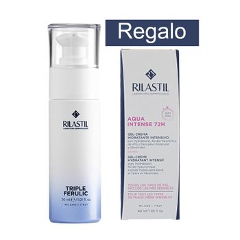 Rilastil Gel serum Triple Ferulic 30ml + Aqua intense 40ml