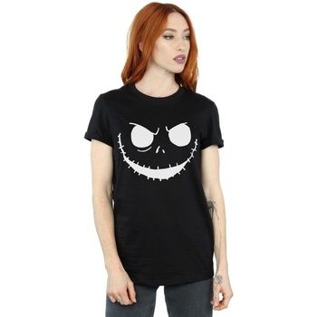Disney Camiseta Nightmare Before Christmas Jack's Face para mujer