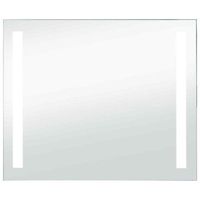 espejo decorativo  espejo de pared de bano con led 80x60 cm