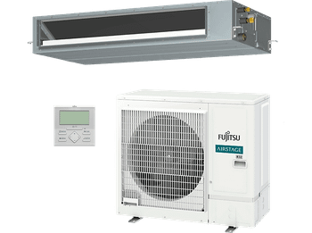 Aire acondicionado por conductos - Fujitsu ACY80-KA, 7309 fg/h, Motor DC Inverter, Blanco