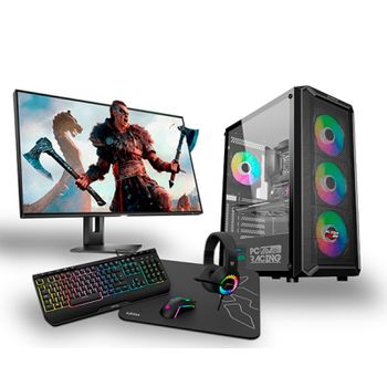 PC Racing Pack AMD Ryzen 5 5600G/16GB/480GB SSD/RX 6600 + Pantalla 24