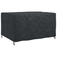 funda para muebles liso negro 180 x 140 x 90 cm 420d vidaxl