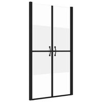 puerta de ducha esg medio esmerilado 83-86x190 cm vidaxl