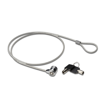 CABLE 1M SEGURIDAD ANTIRROBO OEM CON LLAVE PARA PORTATIL, MONITOR, ORDENADOR