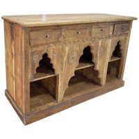 aparador de madera artesanal 170x38x93h cm