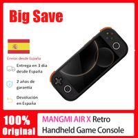 consola de juegos retro portatil mangmi air x r pantalla ips fhd de 55 joysticks hall rgb snapdragon 662 android 14 refrigeracion activa