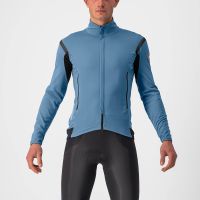 castelli perfetto ros 2 jacket - s - steel bluesavile blue