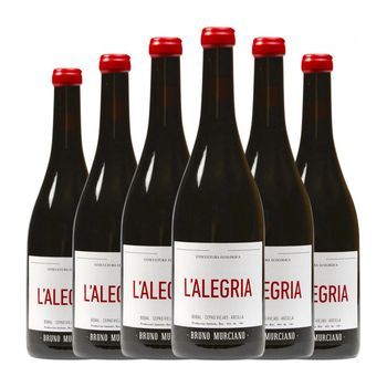 Murciano & Sampedro Vino Tinto La Alegría Utiel-requena 75 Cl 14% Vol. (pack De 6 Unidades)