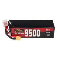 bateria lipo zop power 6s 222v 9500mah 65c 2109wh con conector xt60 para drones rc de largo alcance y carreras fpv