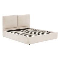 cama con cajones wonta rectangular 160 x 200 cm color beige - atmosphera createur dinterieur