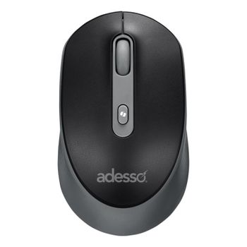 Ratón Adesso iMouse A30B RF inalámbrico 1200 DPI Negro Gris Ambidextro